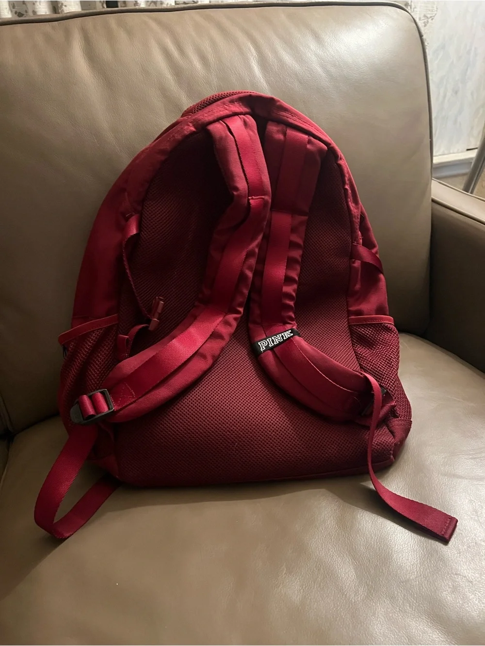 Victoria's Secret PINK Collegiate Backpack Travel Laptop Book Bag Rare - Picture 3 of 17